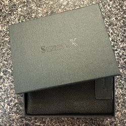 SimpacX Real Leather Mens Bifold Wallet RFID Blocking Slim Minimalist Front Pocket