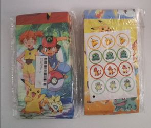 4 packs Pokémon party favor paper bags