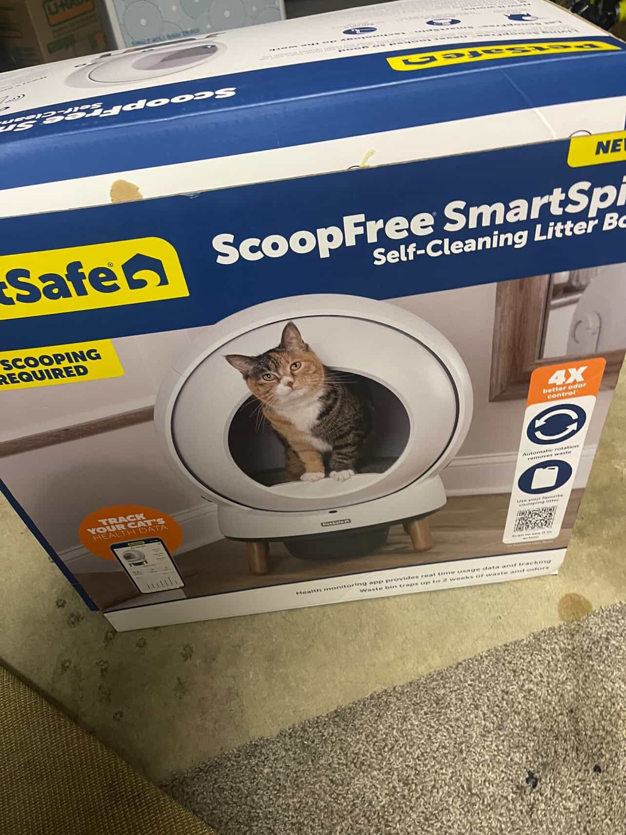 Self cleaning, litter box