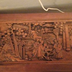 1960s Vintage Hand carved Chinese Coffee Table