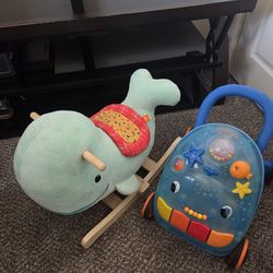 Baby ride on and push toy