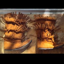 Minnetonka 3 Layer Fringe Boots Women