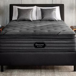 King BeautyRest Black L-Class Pillow Top Firm Mattress 16” Inches Advanced Collection With An All New Modern Design Direct From Factory