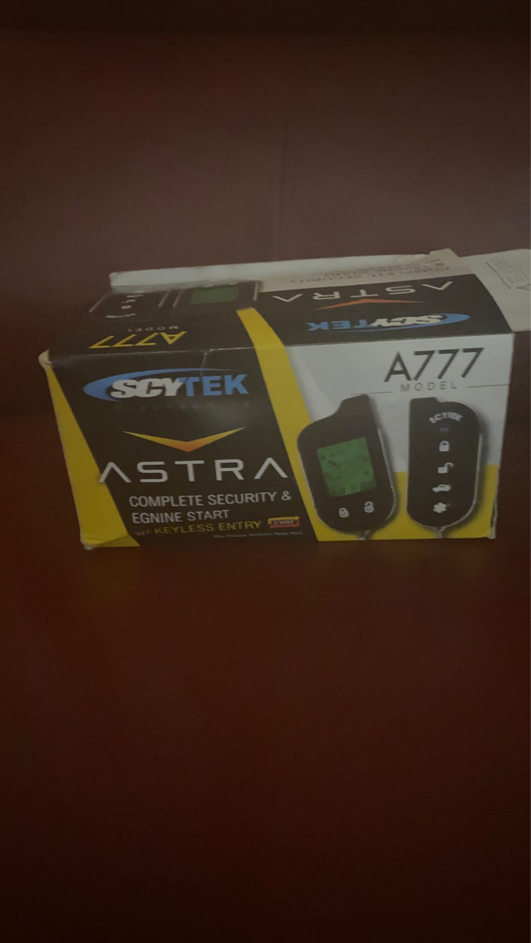 Scytek A777 model alarm