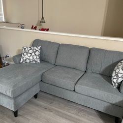 Couch With Chaise - Delivered