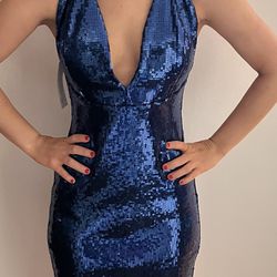 Cocktail Blue Dress