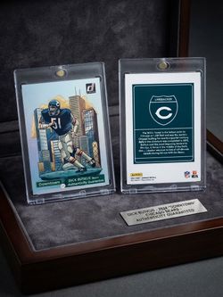 2024 Donruss Dick Butkus Downtown Chicago Bears Card