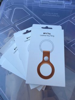 AirTag Leather Key Ring