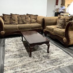 Living Room Set With Coffee/ End Tables And Console Table