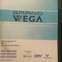 Sony Grand Waga 50” Television 