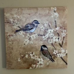 Lovely Bird Canvas Wall Art