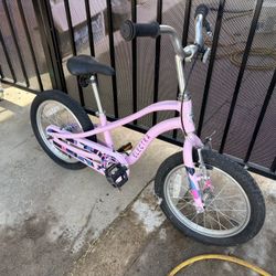 16” Girls Electra Pedal Bike 