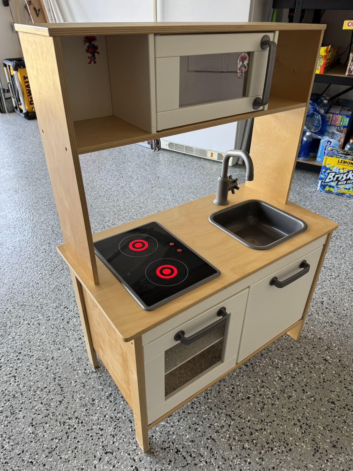 Play Kitchen Stove Sink Oven Microwave