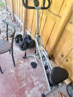Gym bike with weight , bici con pesas