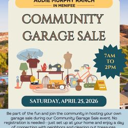 Big *YARD SALE* A.M.R. Community - SATURDAY, 4/25, 7am-2pm