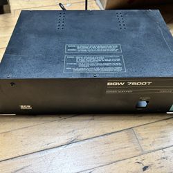 *For Parts* BGW 7500T Power Amplifier