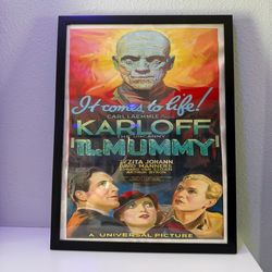 Vintage  framed movie poster 12x 16