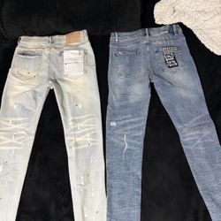 Purple Jeans Size 31 and Ksubi Jeans size 30 Bundle
