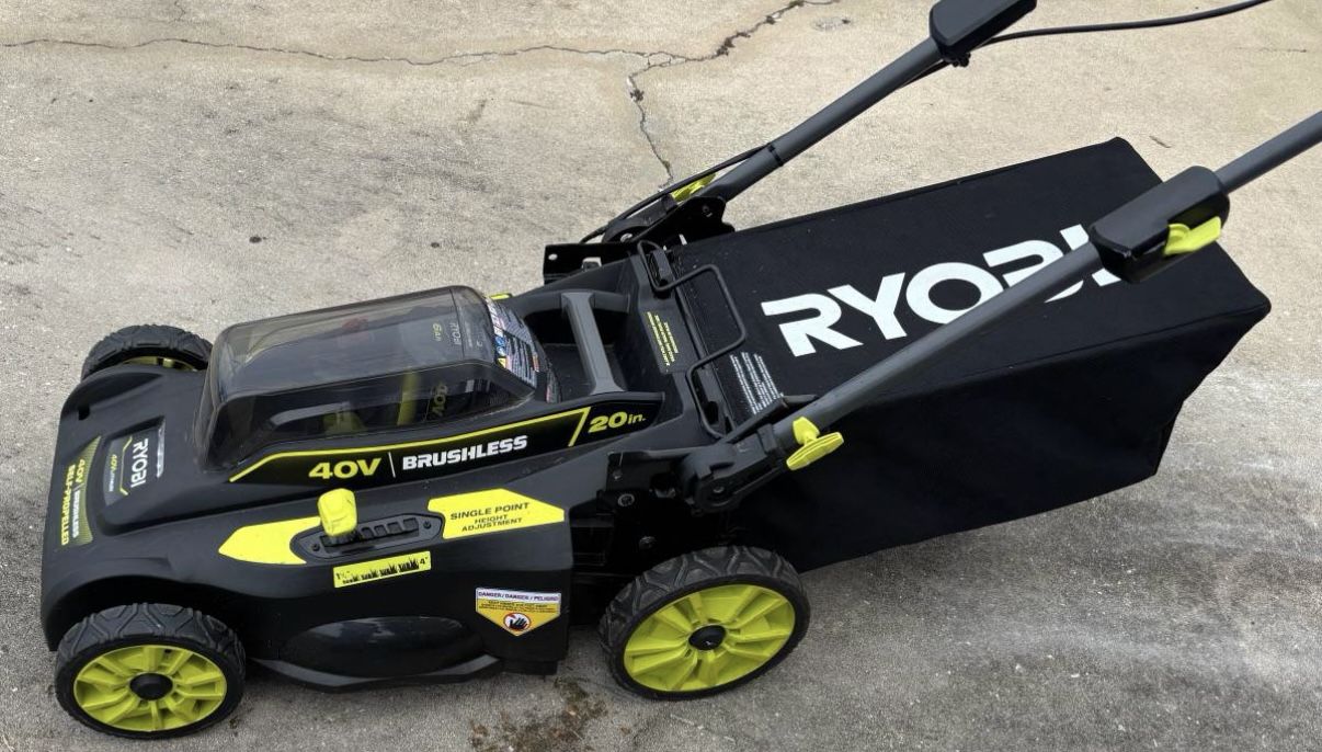 Ryobi 40 volt Self Propelled Lawn Mower