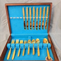 American Heritage Gold Silverware 