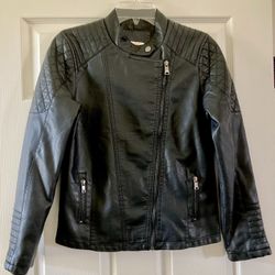 Faux Leather Jacket. Youth Size 13/14 Years Old 