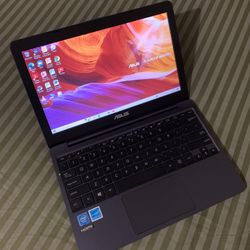 11.6"inch Intel Celeron Asus Laptop, 32GB eMMC, 2GB RAM,Inbuilt Bluetooth, Micro SD Card Reader, Type C And HDMI Port. Windows 10 Installed L.