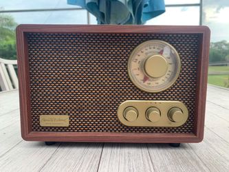 Retro Portable Am/Fm Bluetooth Radio Hearth & Hand with Magnolia
