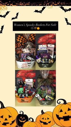 Women's Halloween Spooky Basket