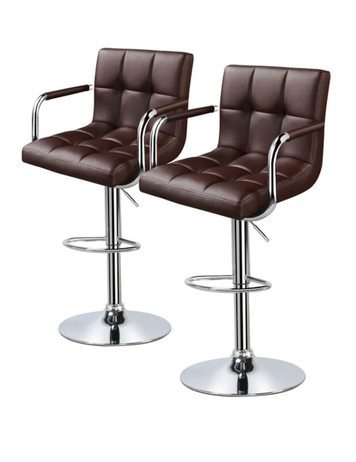 *BRAND NEW* Swivel Upholstered Adjustable Height Counter Stools