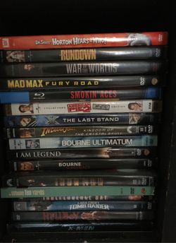 Several DVD’s/ Blu ray