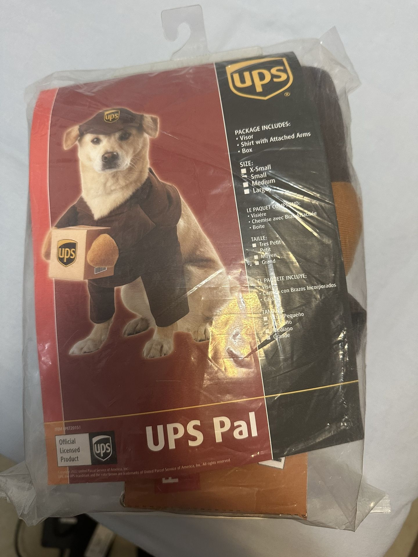 UPS Pal Dog Costume