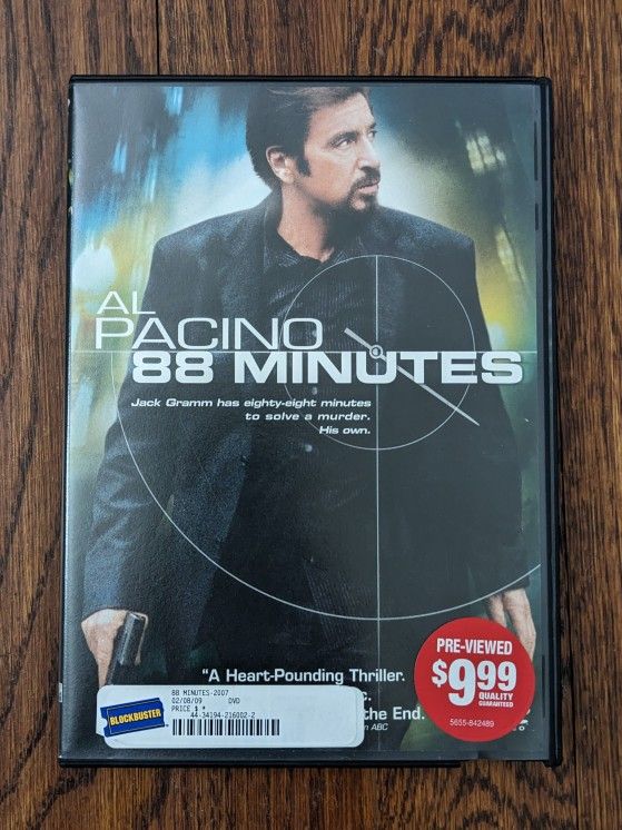 88 Minutes DVD