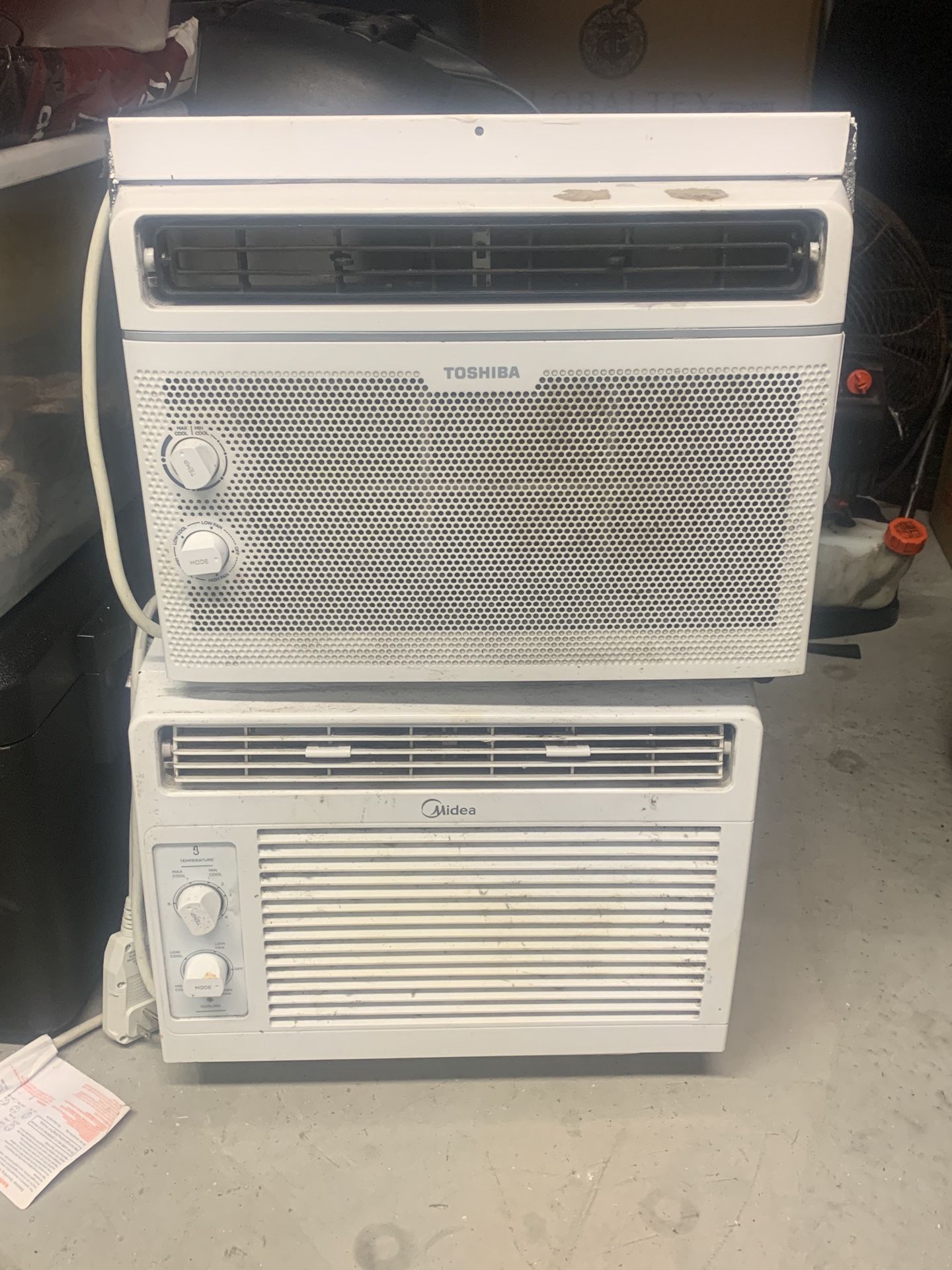 Both ACs BTU are 5000 
