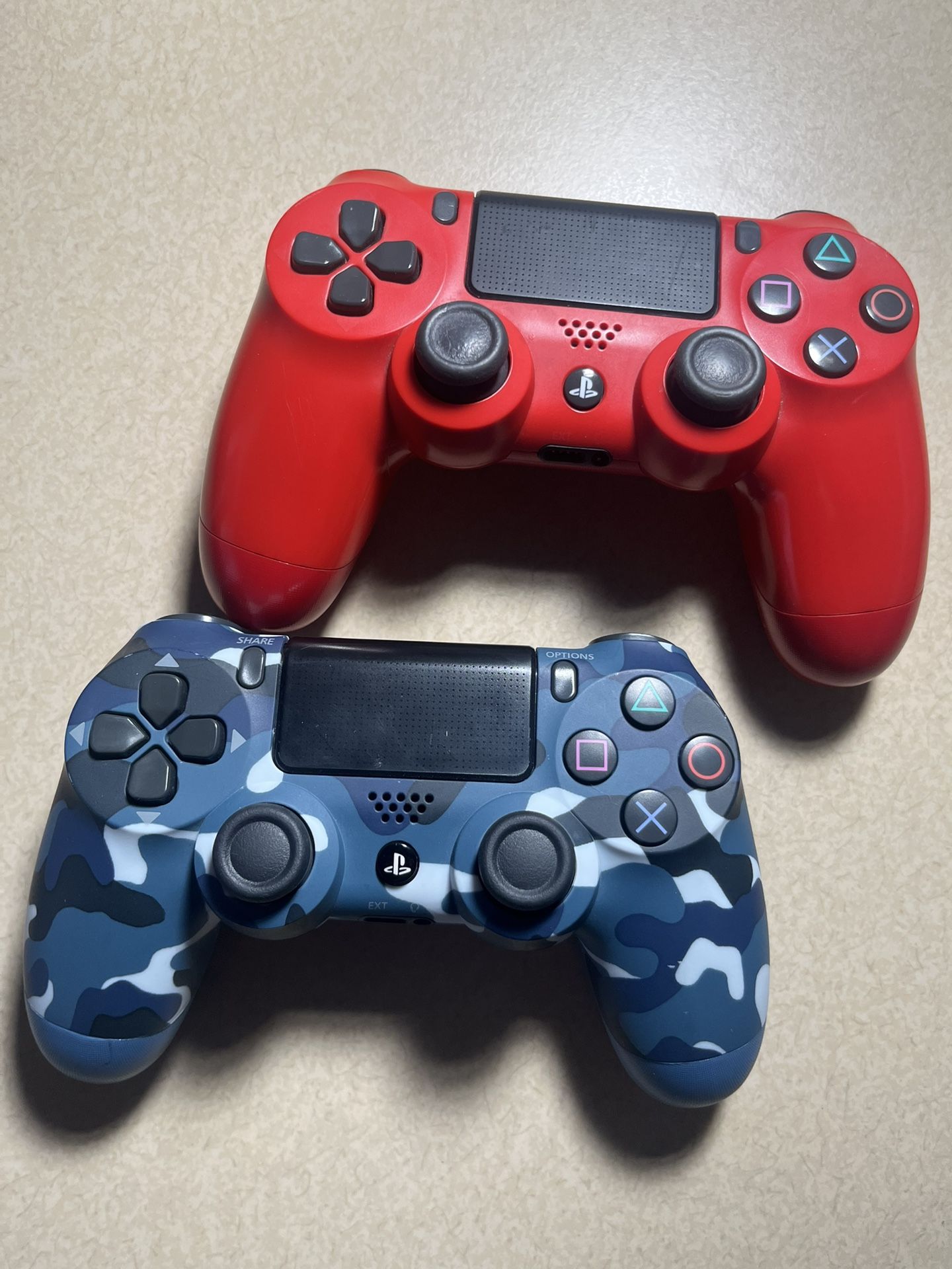 Two PS4 Controllers