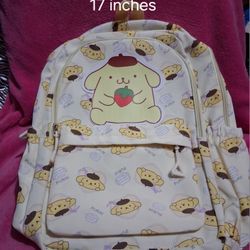 Pompompurin Backpack 17 Inches 