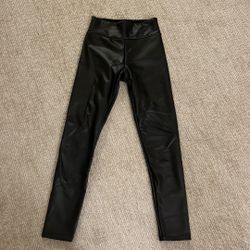 Thermal Leather Effect Leggings 