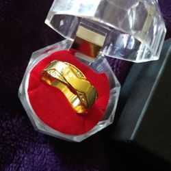 Men's 18K Gold filled Wedding Ring