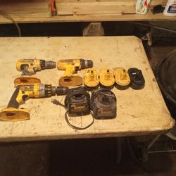 DeWalt Drills And Batteries And Chargers Cash/Trade