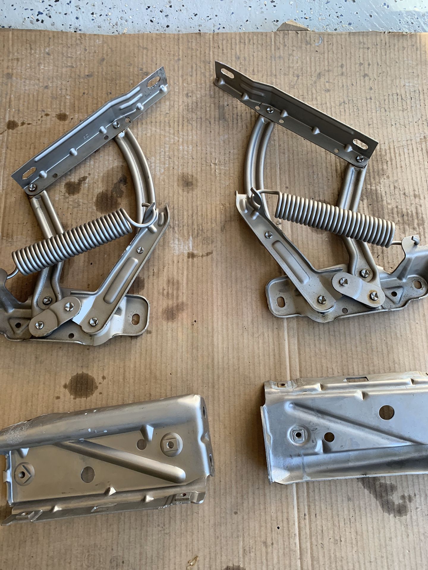 Nickeled hinges for 1963 Chevy impala