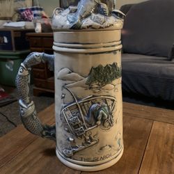 Gary Patterson Gone Fishing Stein