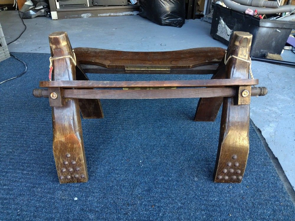 Camel Saddle Bench-Vintage