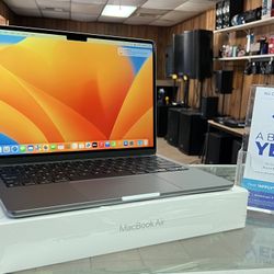 MACBOOK AIR 2022 M2 BRAND NEW WARRANTY UNTIL SEPTEMBER 2024 FINANCING AVAILABLE WITH $50