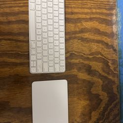 Apple Trackpad And Magic Keyboard 