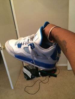 Military Blue 4's