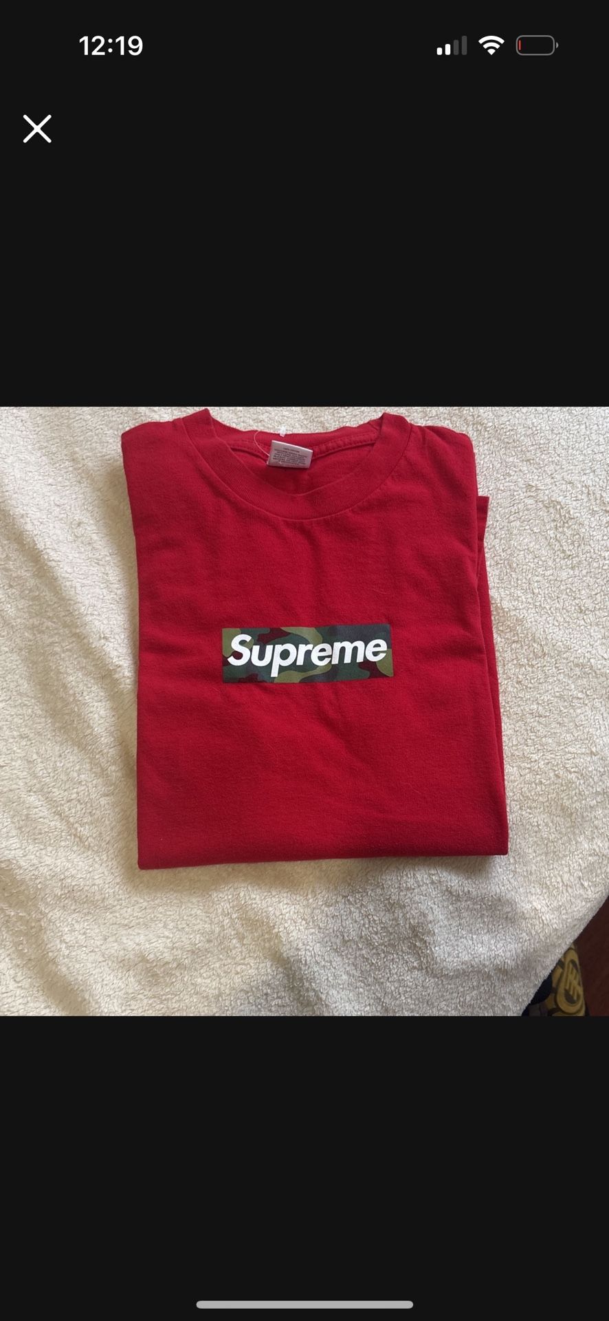 Supreme Camo Box Logo