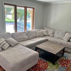 West Elm Sectional Sofa With Chaise 