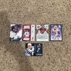 Signed Football Cards