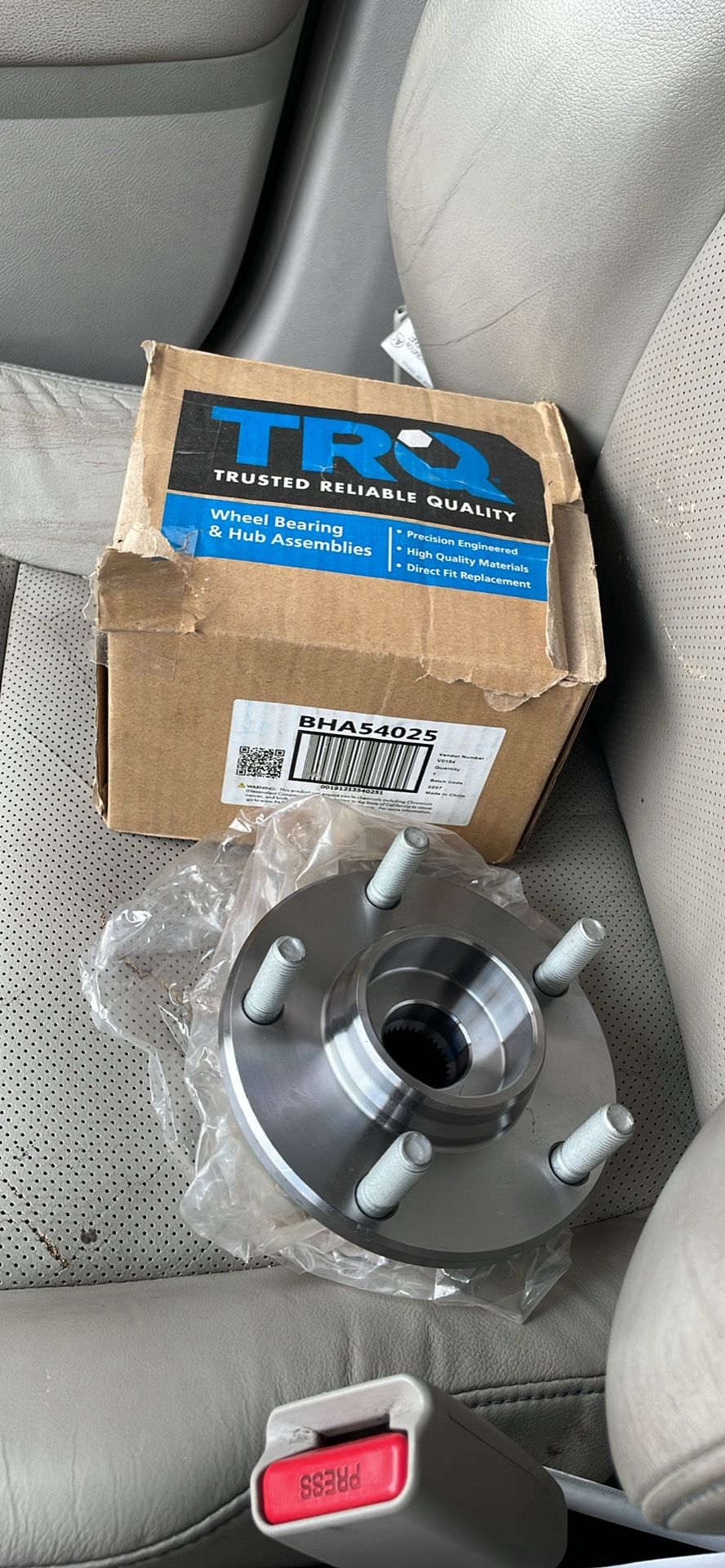 Front Wheel Bearing 04-05 Mazda 3