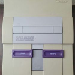 Super Nintendo SNES console only working tested