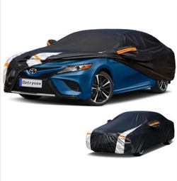 Car Cover Waterproof All Weather f Sedan Fit Toyota Camry, Honda Accord, Mercedes Class C, A2 Size